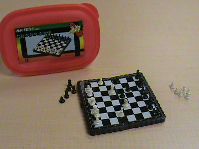 Chess set magnetic game