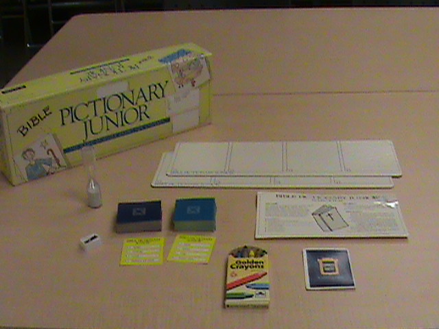 Bible pictionary junior : the game of quick draw for children.