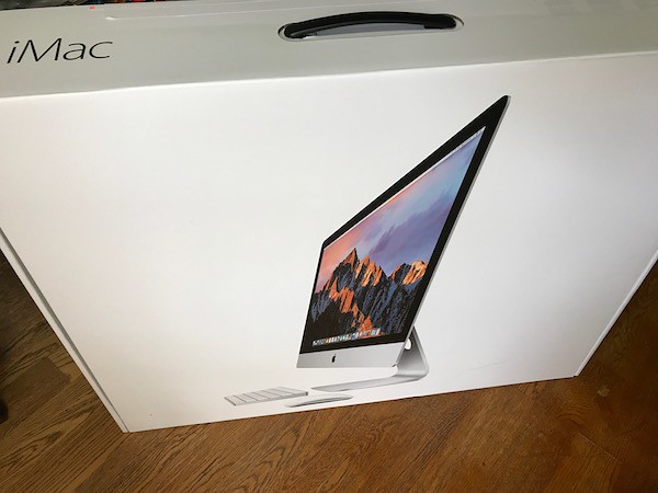 iMac 27インチ 2017外箱