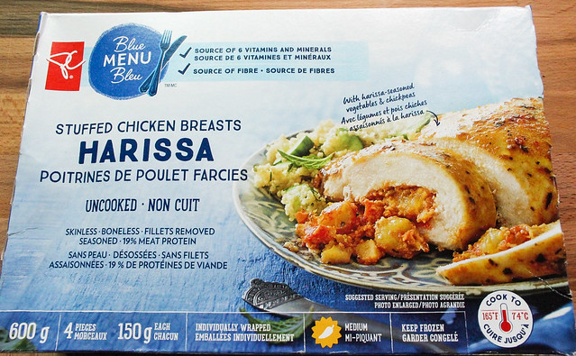 Product Review PC Blue Menu Harissa Stuffed Chicken Breasts