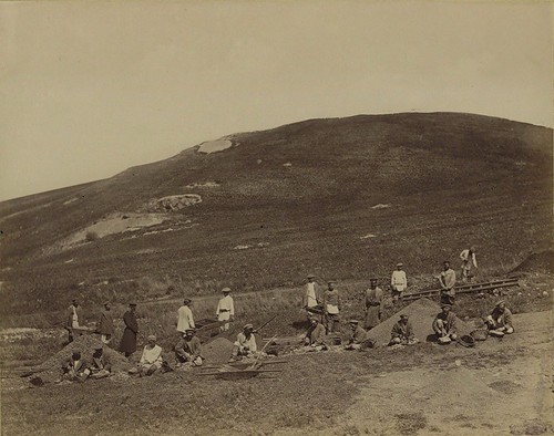 Разборка руд каторжными, Горный Зерентуй, 1881