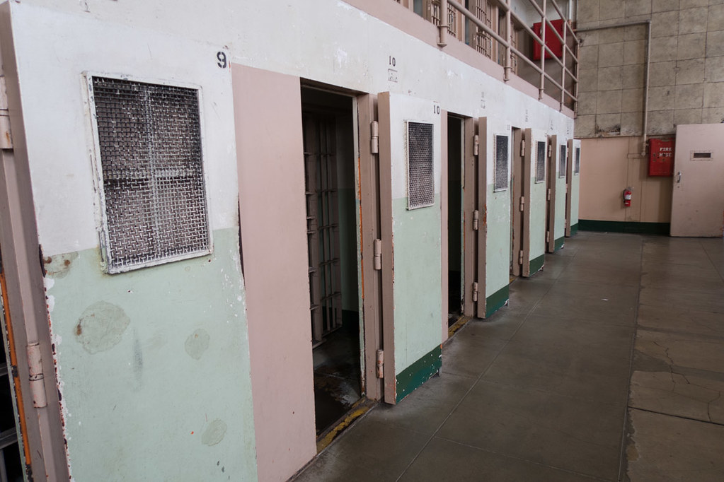 Solitary confinement rooms at Alcatraz
