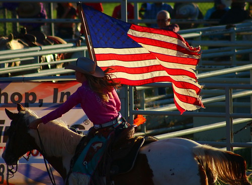 alamogordo newmexico america flag rodeo cowgirl