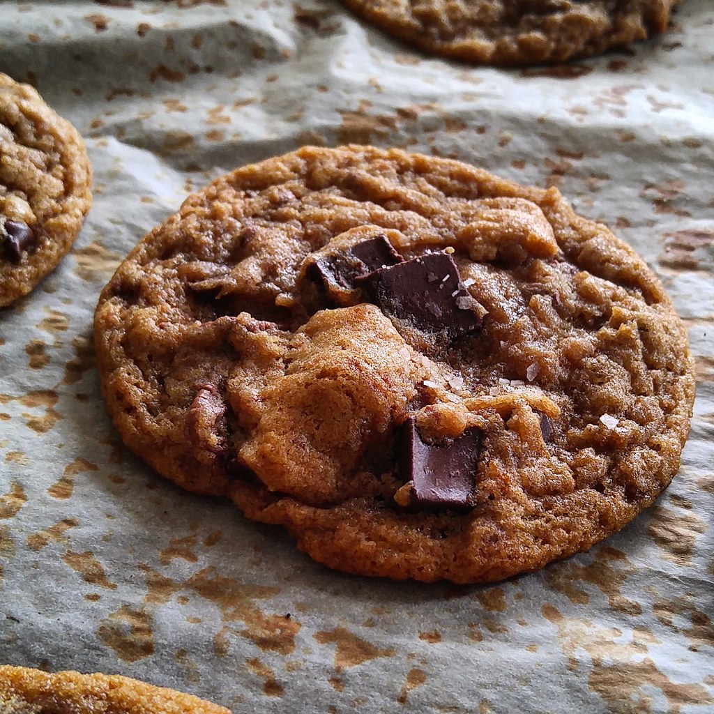 (Almost) Ovenly's Salted Chocolate Chip Cookies