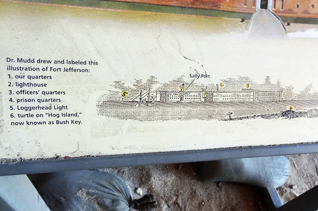 samuel-mudd-drawing - why was fort jefferson built