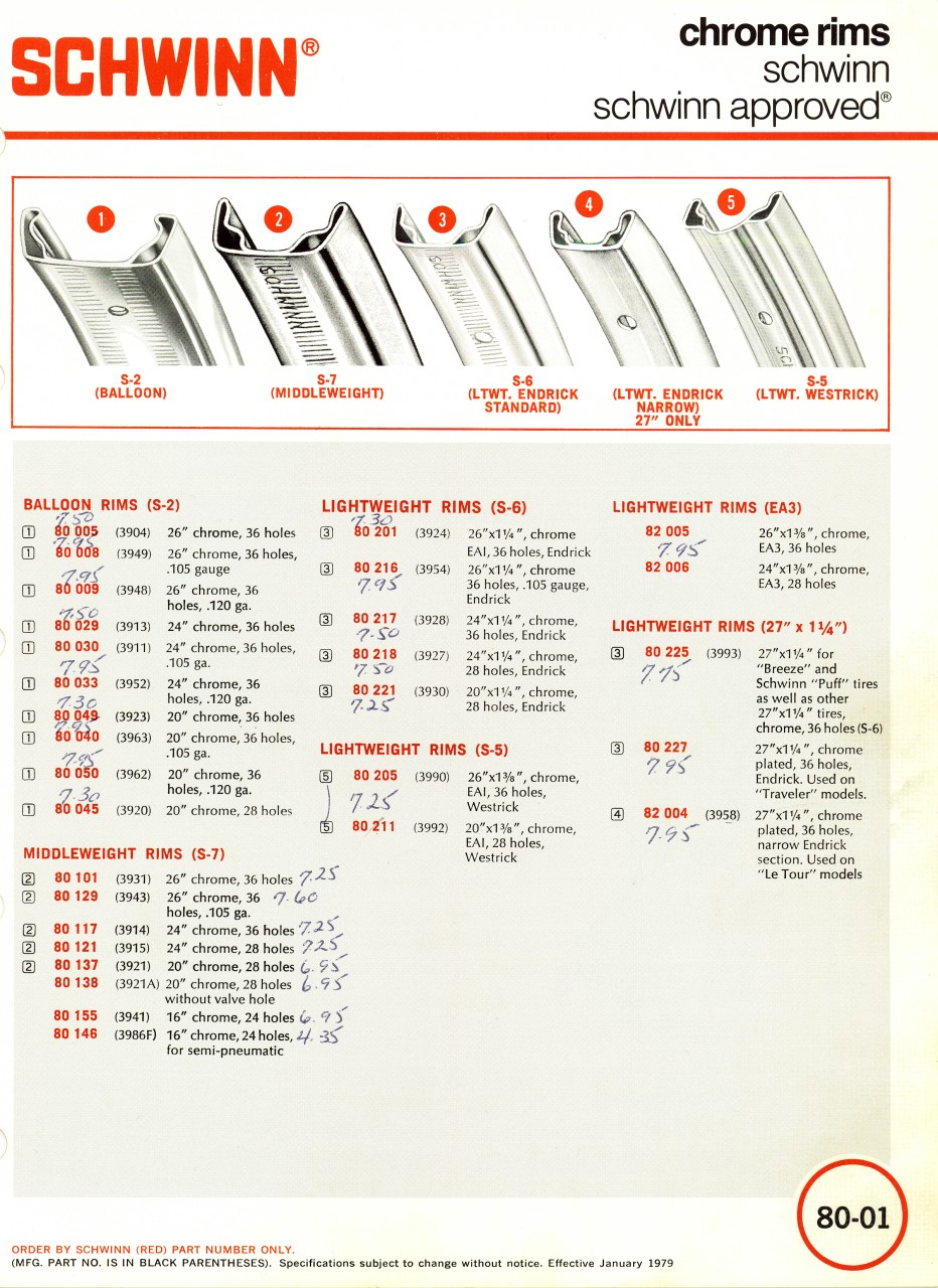 Schwinn tire 2025 size chart