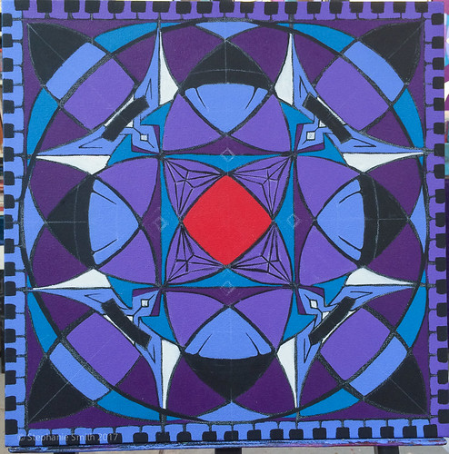 Mandala painting: Jewel in the Lotus