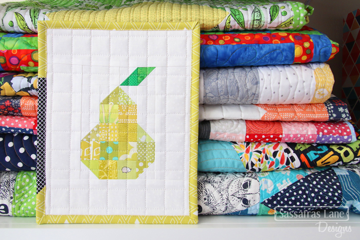 Free Patchwork Pear Pattern