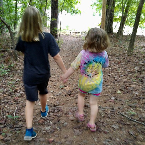 Hiking hand in hand