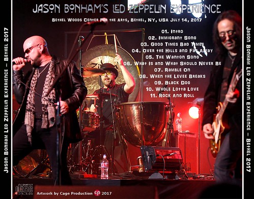 Jason Bonham Led Zeppelin Experience–Bethel 2017 back