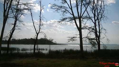 lake water sky silhouette island elmenteita nakuru gilgil kenya