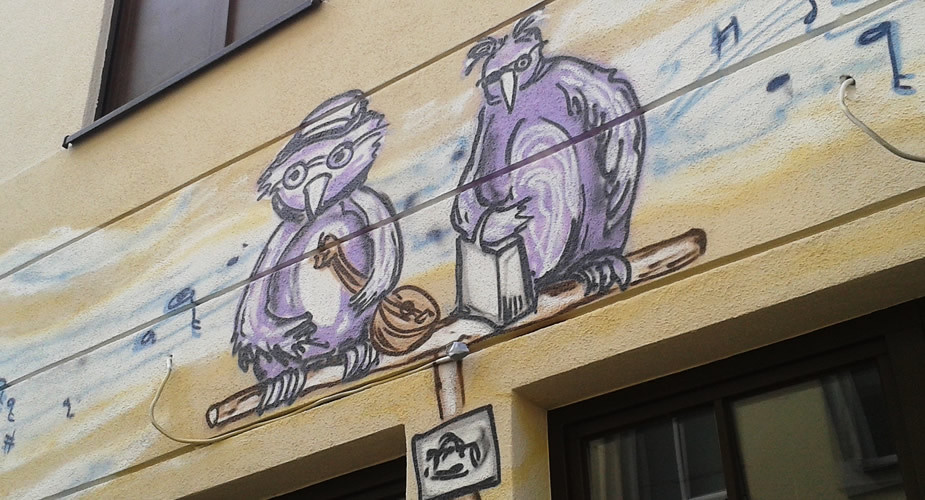 Street art in Neustadt Dresden | Mooistestedentrips.nl