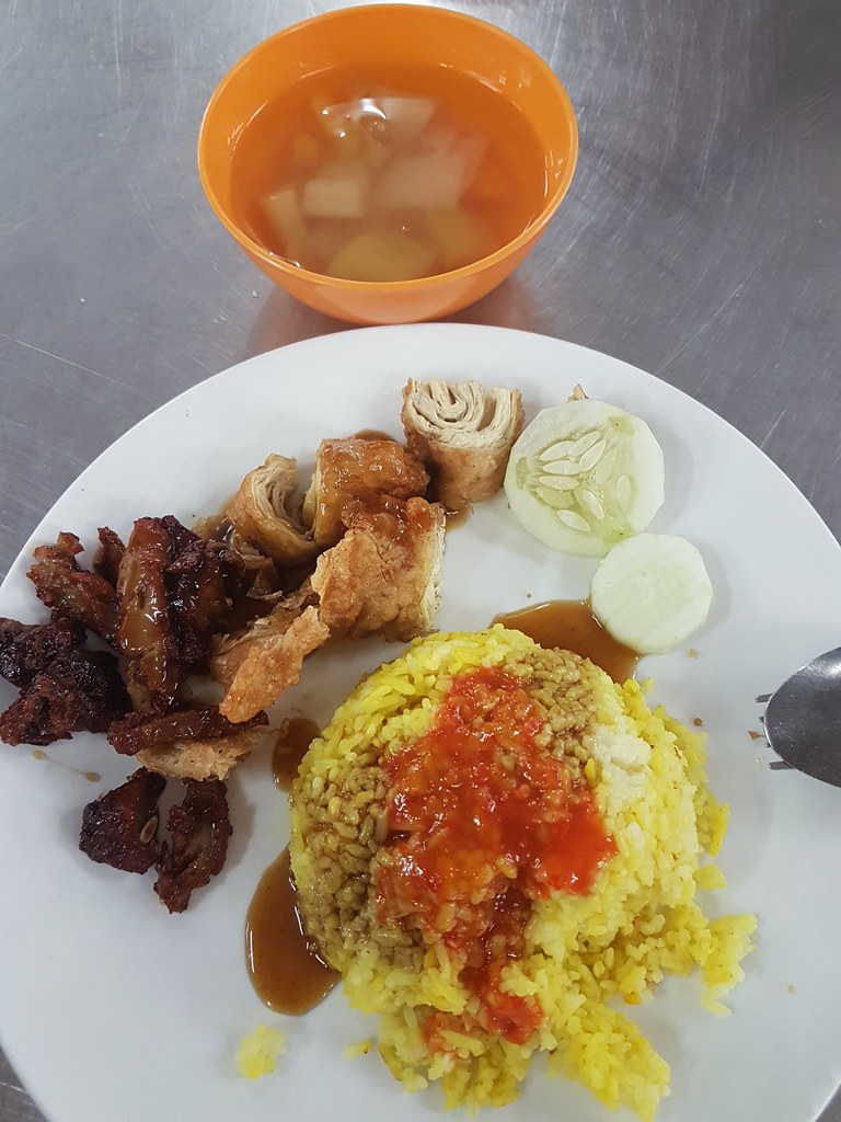 海南斋饭 Hainan Vegetarian Rice $5 @ Temple Kun Yam Tong KL Jalan Ampang