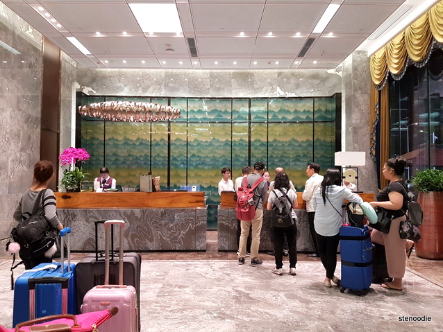 Yuantong Hotel counter
