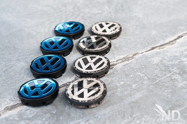 New vs Old VW hubcaps