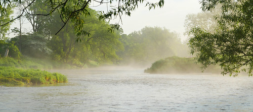 fog river landscape grandriver wellingtoncounty ontario canada
