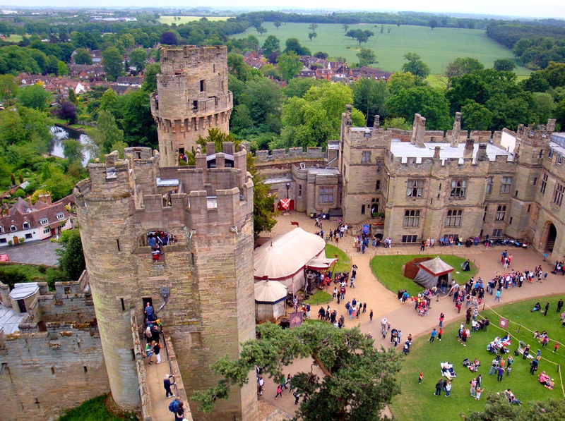 Warwick Castle. Credit Steve Edwards, flickr