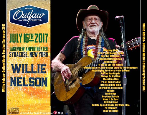 Willie Nelson-Outlaw Festival Syracuse 2017 back