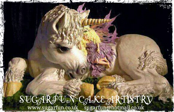 The Unicorn Cake by Sandra Maria Clennell of SUGARFUN Cake Artistry