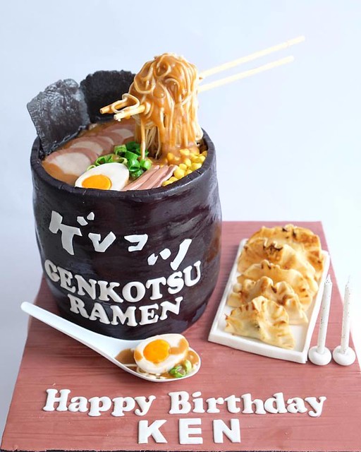 Genkotsu Ramen Cake by Preciousmoment.cake