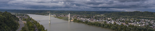 irontonohio russellky ironton russell ohio river panorama 25mm inspire 2 city