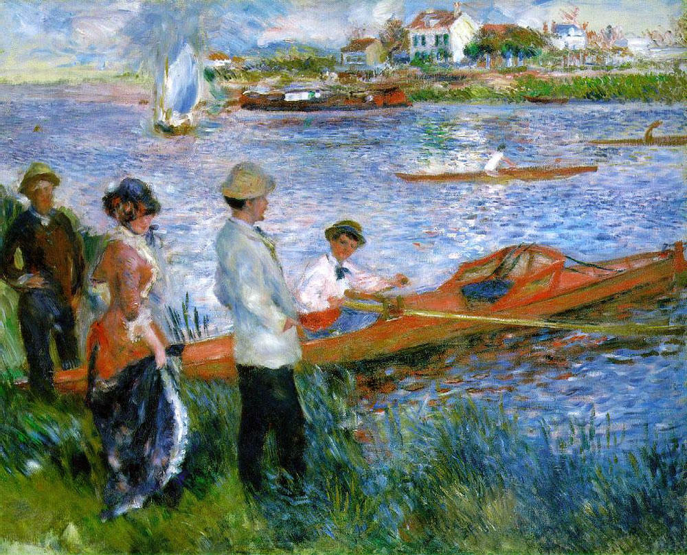 Oarsmen at Chatou by Pierre Auguste Renoir, 1879