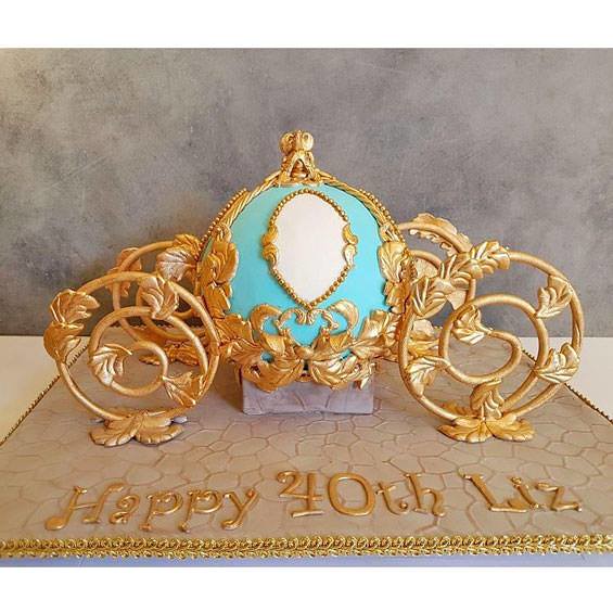 Princess Carriage Cake by Justine Sealey of The Craft Company