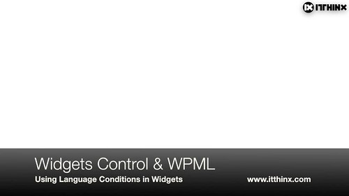 Widgets Control Language Conditions
