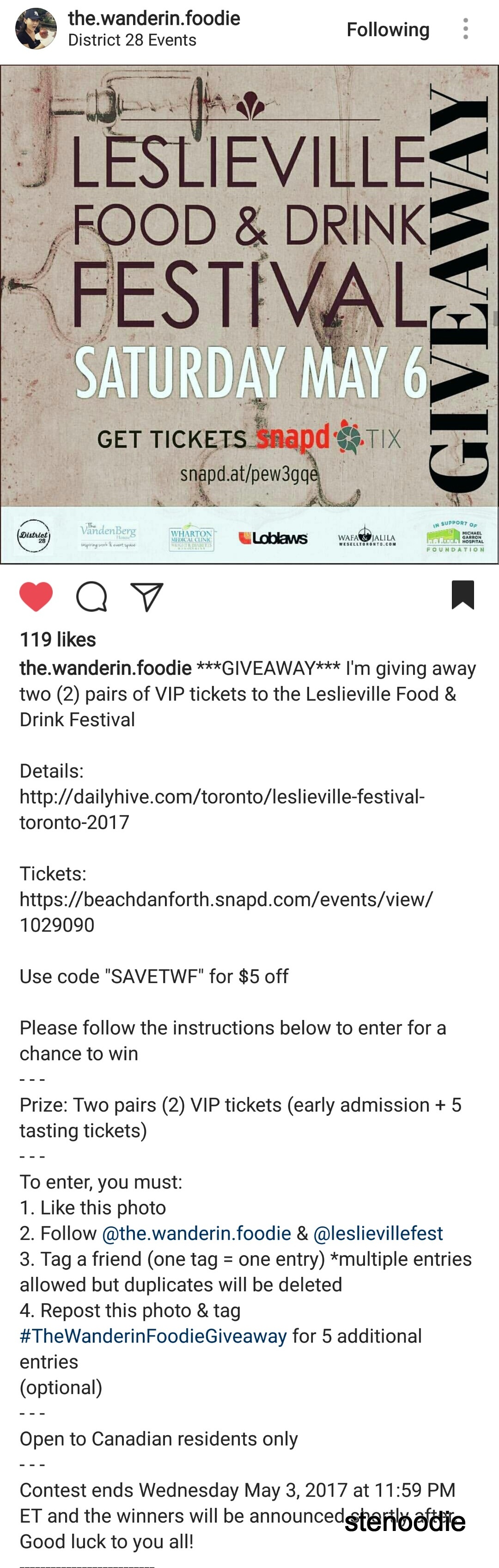contest page screenshot 