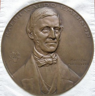 Ralph Waldo Emerson Plaque by Brenner