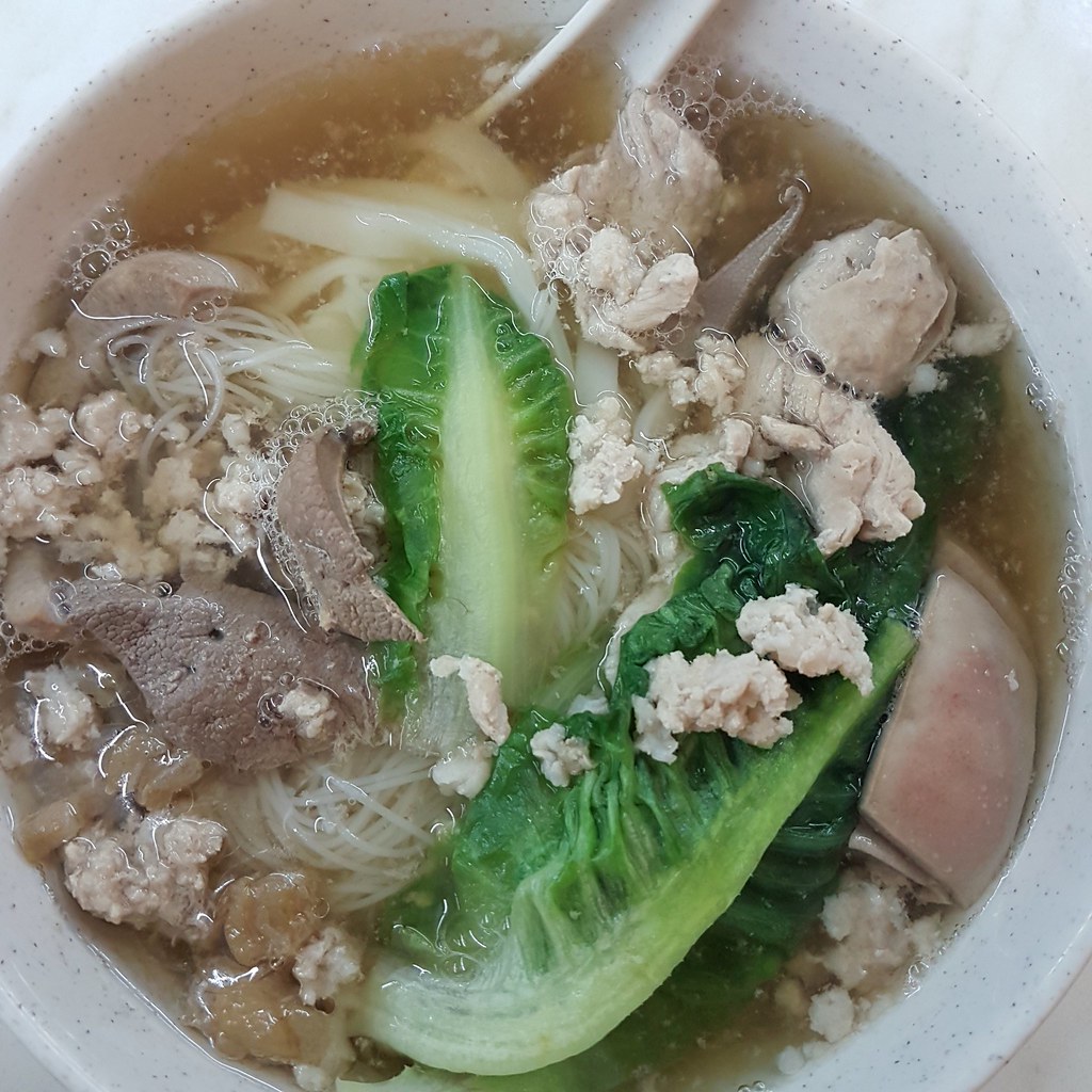 猪肉河米粉 Pork Noodle $7 @ 天同飲食 Restoran Tian Tong KL Bukit Bintang