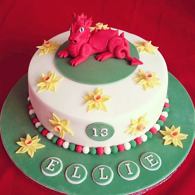 Welsh Dragon Cake by Natalie Zoe Powell