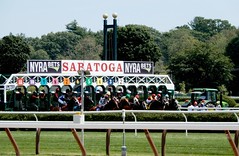A Day at Saratoga Race Track
