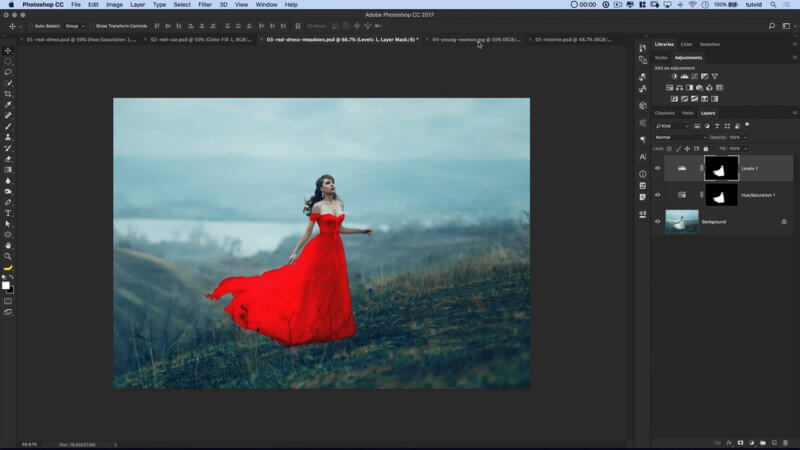 5 Cách thay đổi màu sắc đối tượng trong Photoshop