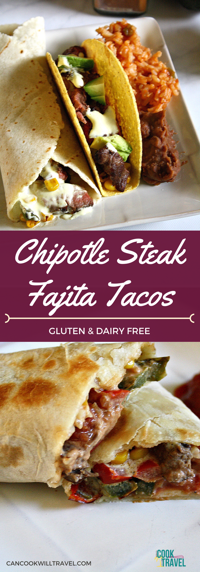 Chipotle Steak Fajita Tacos_Collage1
