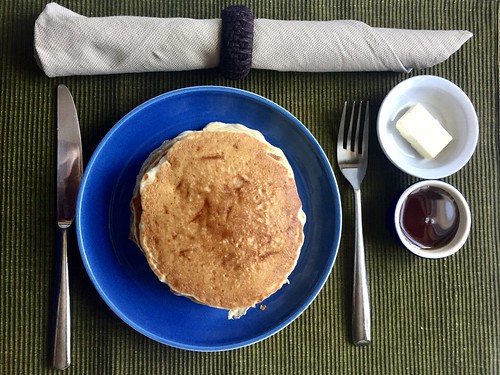 Weekend. Real fast: cheese pancakes