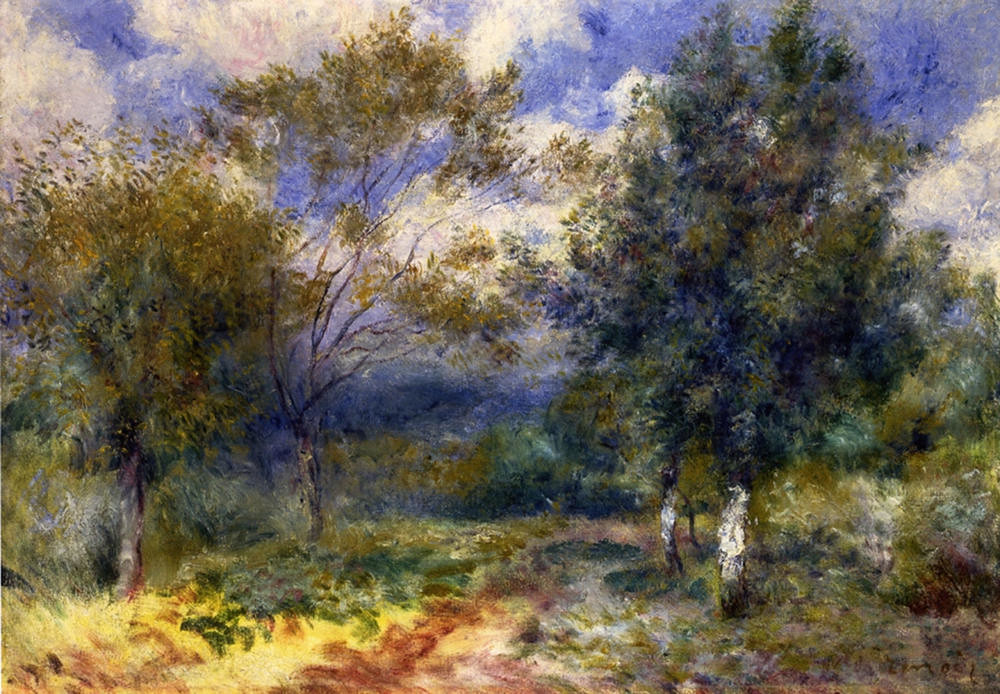 Sunny Landscape by Pierre Auguste Renoir, 1880