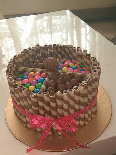 Chocolate Basket Cake by Dimple's Bake Studio