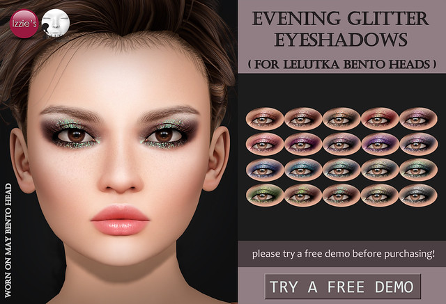 Evening Glitter Eyeshadows (LeLutka)