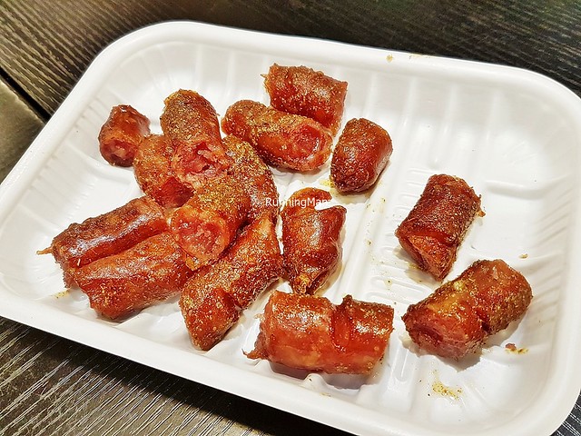 Grilled Chinese Pork Sausage Lap Cheong With Cumin