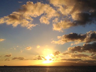 Glow of sunset, Hawaii