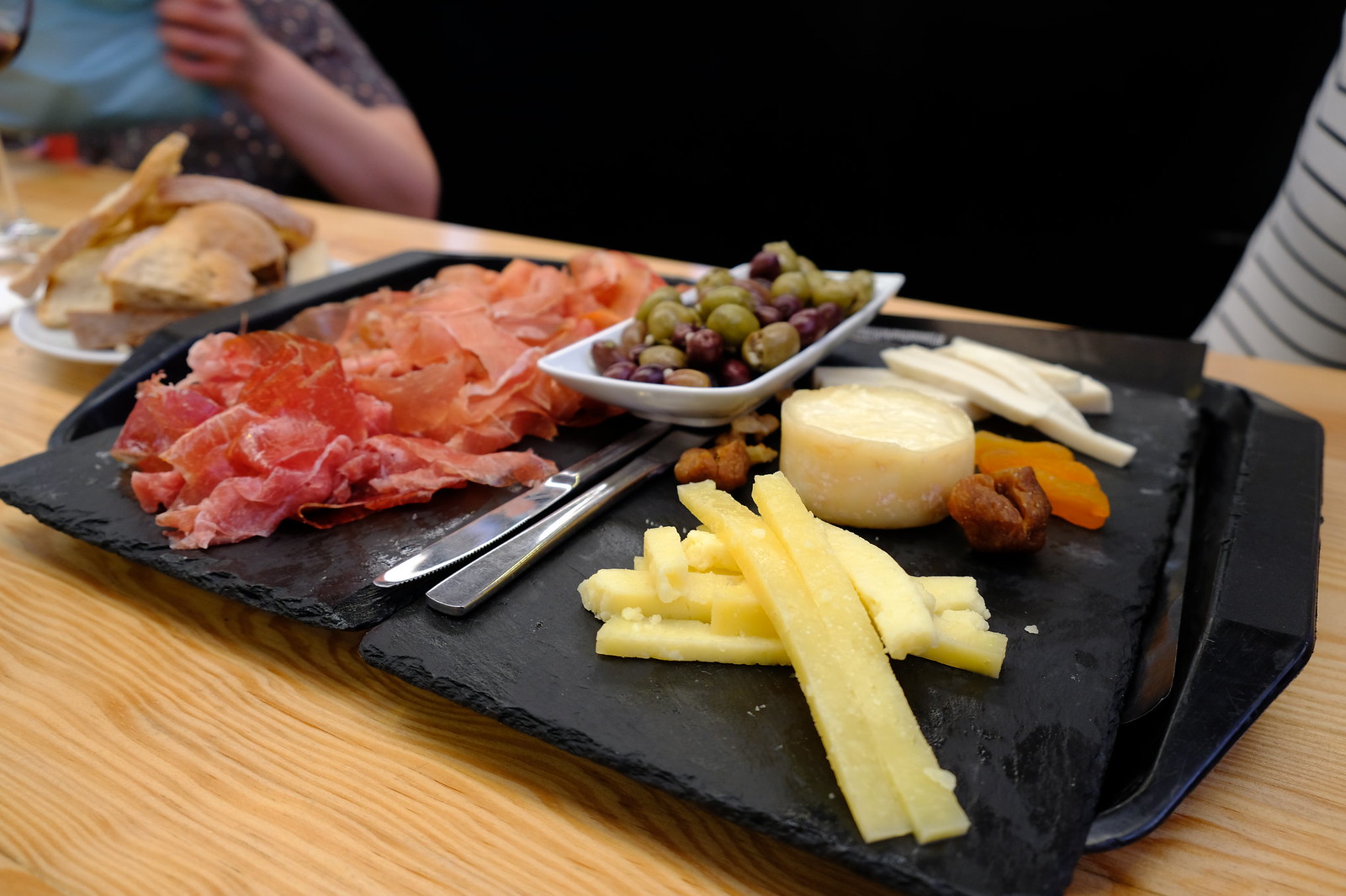 Jamon, 3 Types of Cheese and Olives