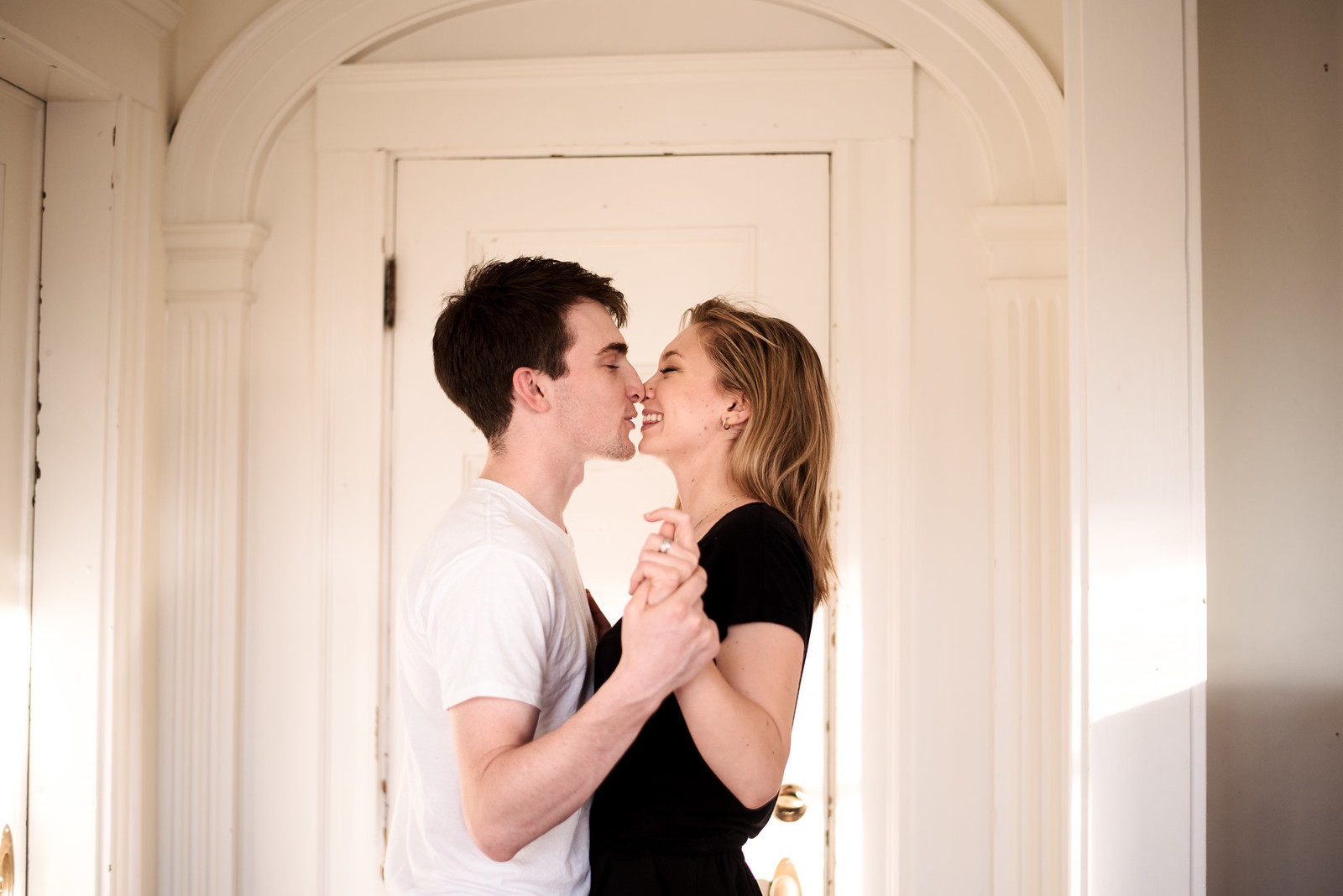 In Home Engagement Session by Juliette Laura Photography