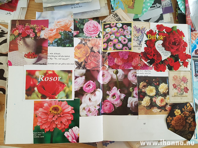 Making the Page bloom with collage - tutorial by iHanna