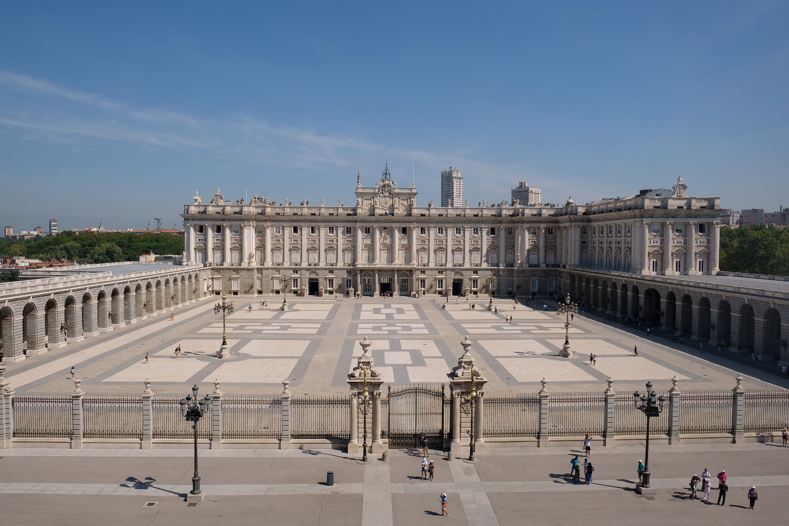 View of the Palace of Madrid from Cathedral of Alemundo | 2 Days in Madrid