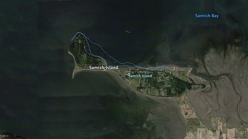 Samish Island Paddling Route