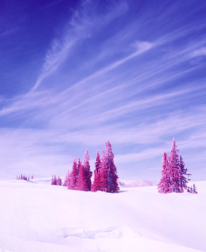 landscape scenic utah wasatchplateau snow winter infrared eir clouds sky