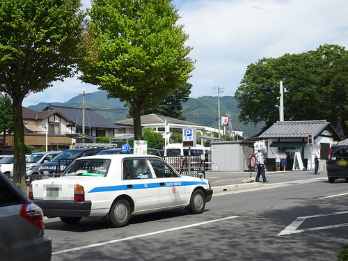 松本城の駐車場