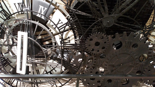 Steampunk clock detail