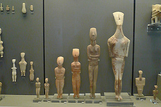 Athens - National Archeological Museum Cycladic figurines